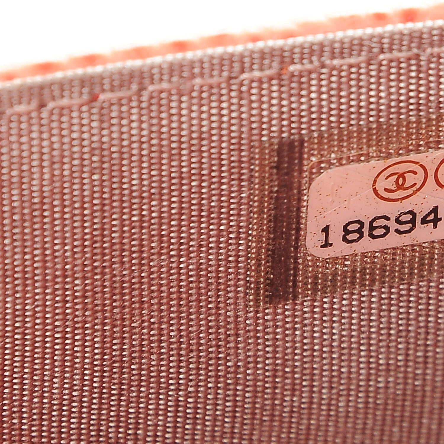 Chanel Caviar Timeless CC Wallet On Chain WOC Coral 8 of 9