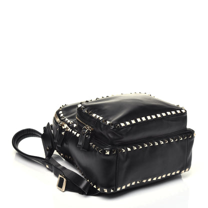Valentino Garavani Vitello Medium Rockstud Backpack Black 4 of 10