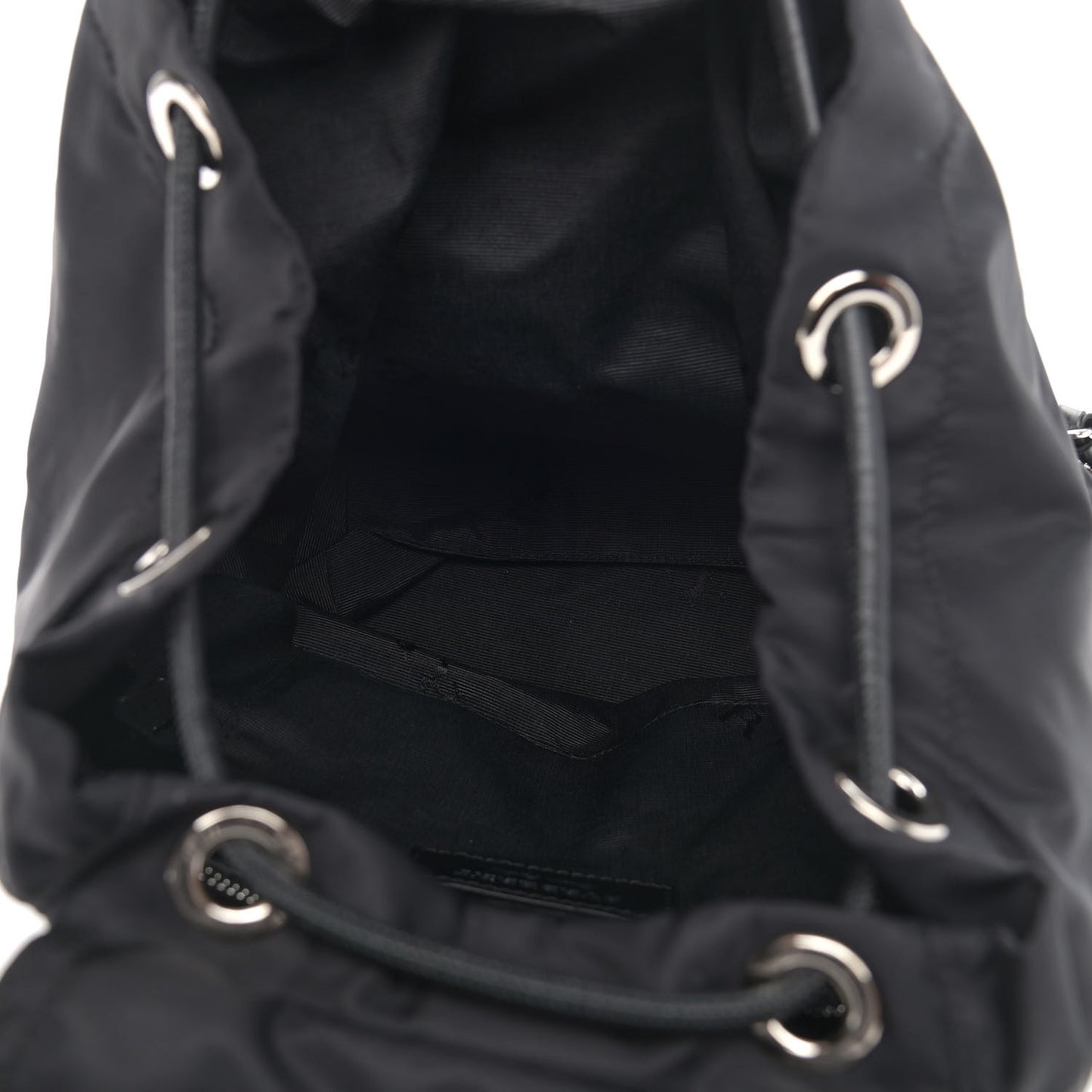 Technical Nylon Medium Rucksack Backpack Black