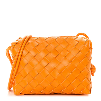 Bottega Veneta Nappa Intrecciato Small Loop Camera Bag Tangerine 1 of 9