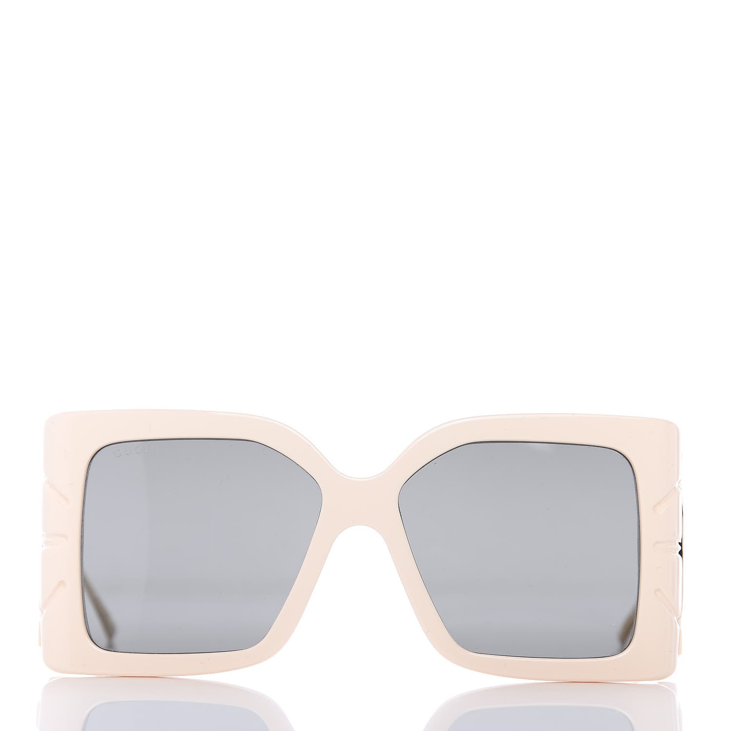 Gucci Acetate Square Frame Wing Sunglasses GG0535S Ivory 2 of 8