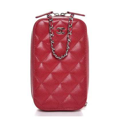 Chanel Caviar Quilted Classic Clutch With Chain Pink 1 of 8