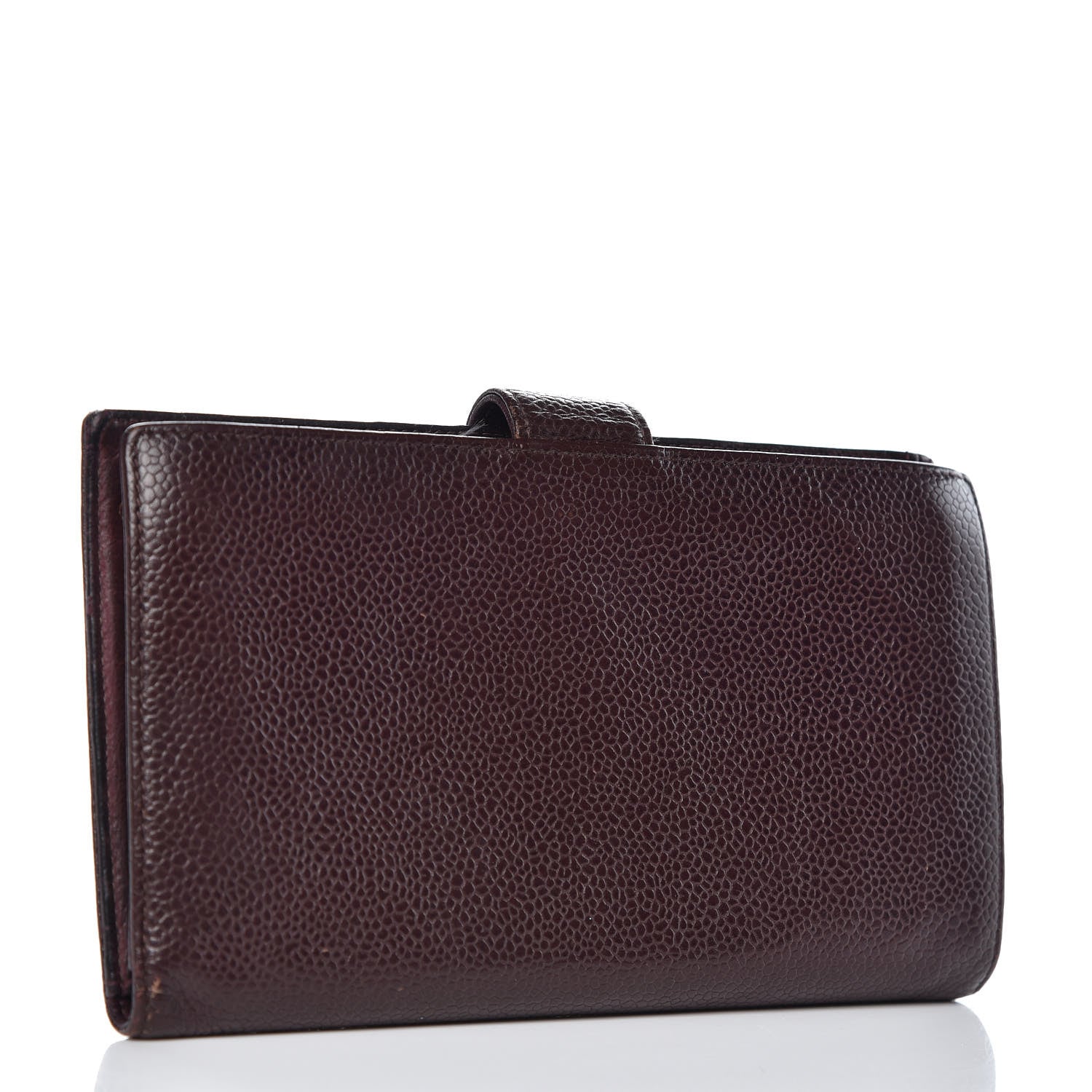 Chanel Caviar Timeless CC French Wallet Burgundy 3 of 14
