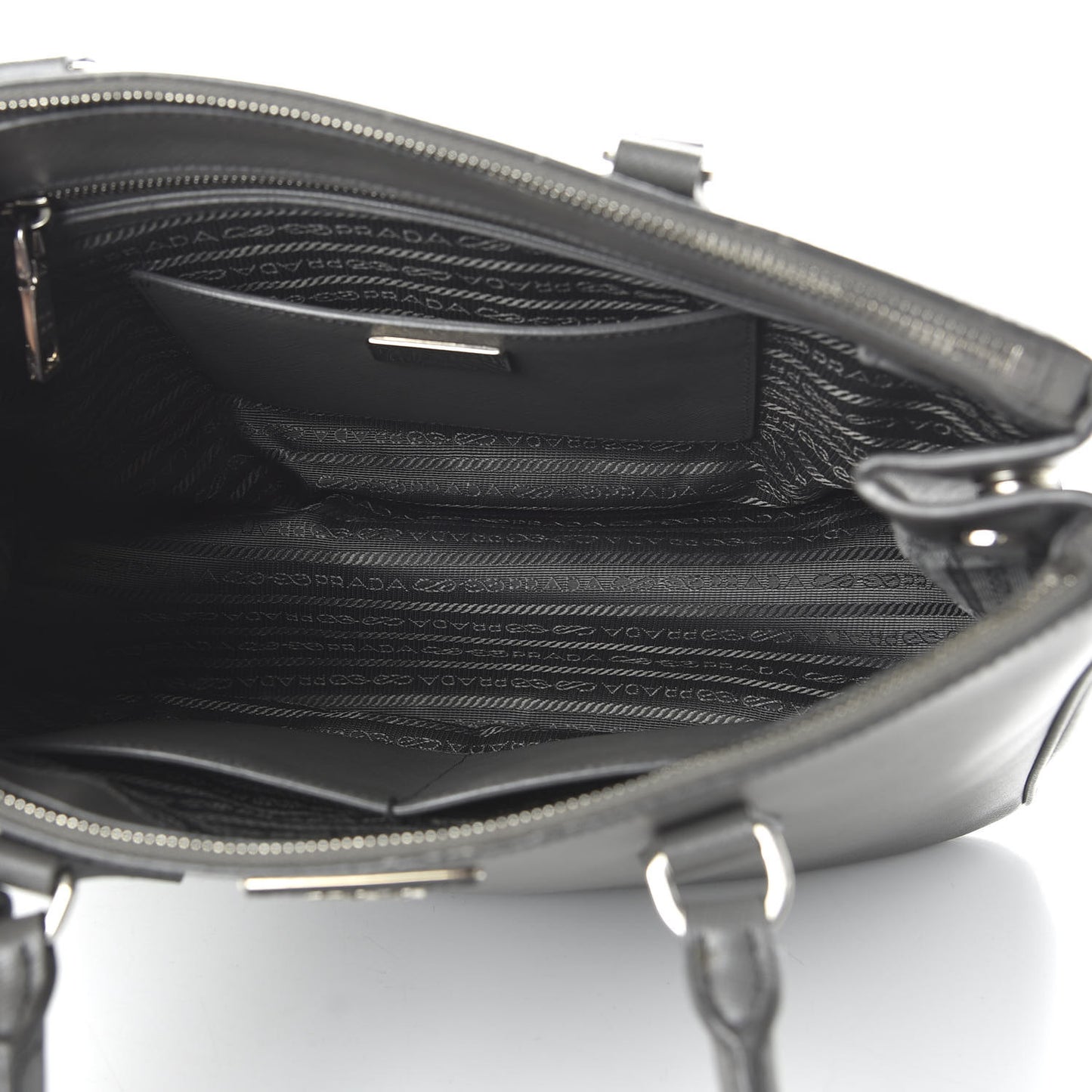 Saffiano Medium Galleria Double Zip Tote Marmo