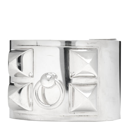 Hermes Sterling Silver Collier De Chien Bracelet 1 of 4