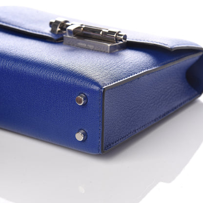 Hermes Chevre Chamkila Mini Verrou Chaine Bag Bleu Encre 9 of 9