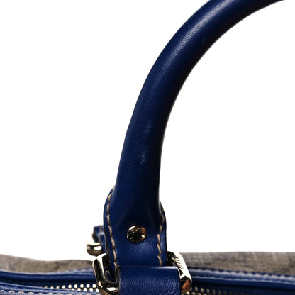 Gucci GG Plus Monogram Medium Boston USA Flag Unicef Duffle Blue 16 of 29