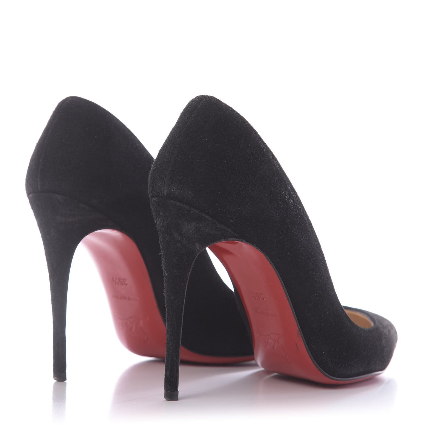 Veau Velours Pigalle Follies 100 Pumps 35.5 Black