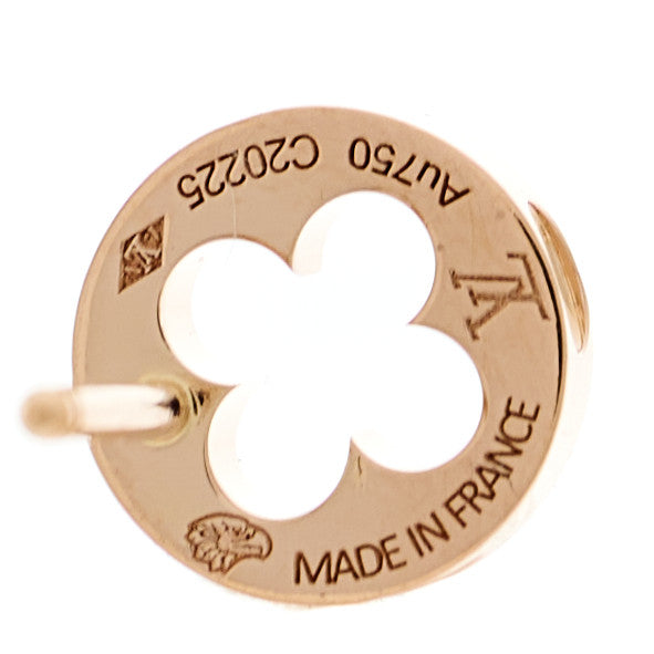 18K Pink Gold Empreinte Ear Studs Earrings