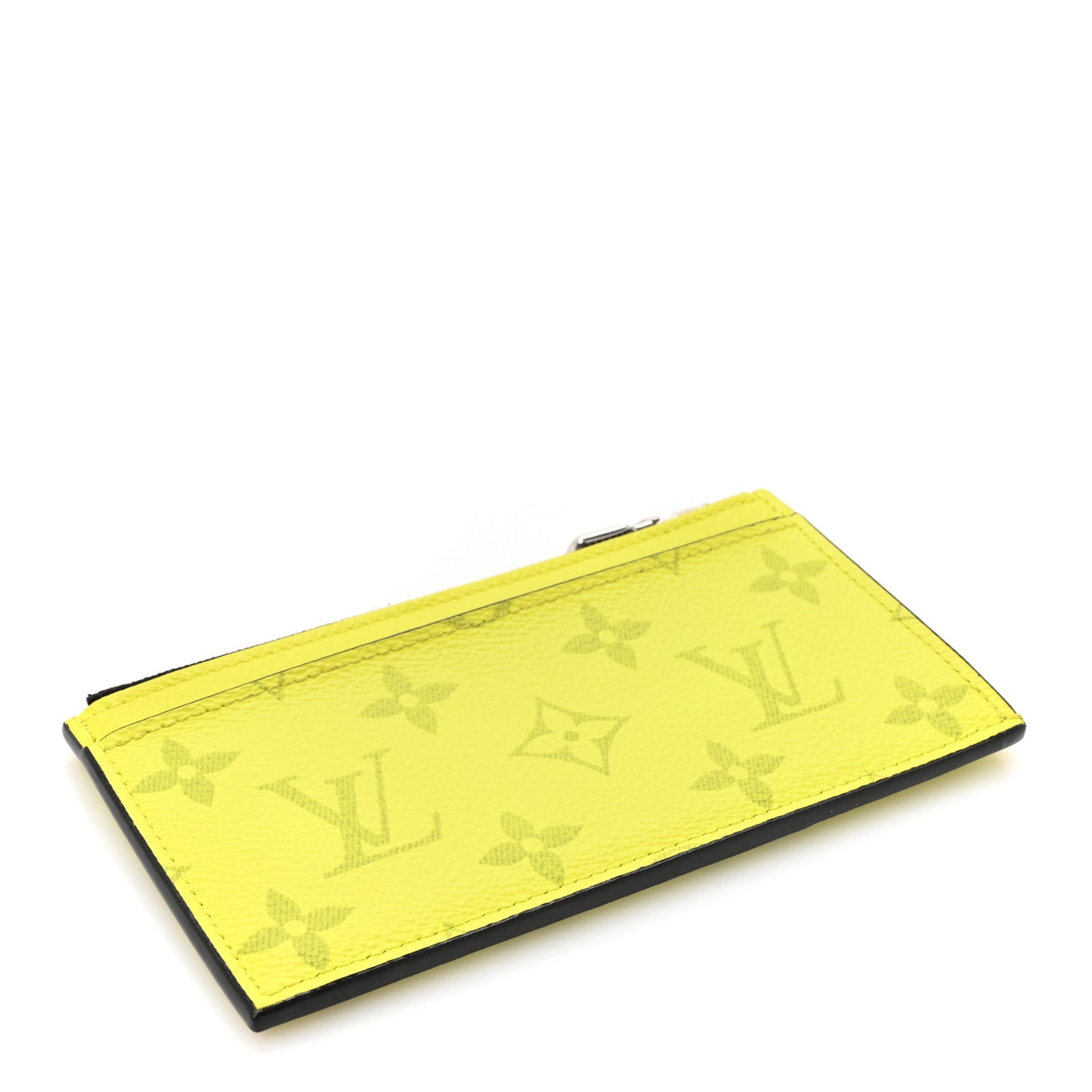 Monogram Taiga Coin Card Holder Yellow