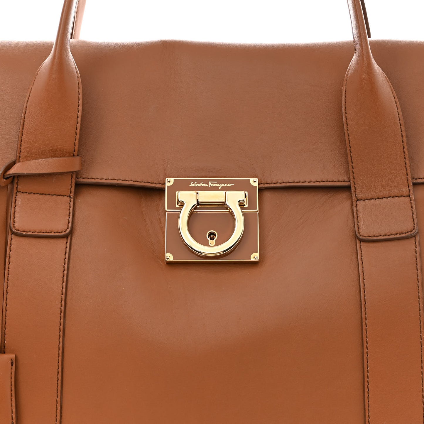 Calfskin Large Sookie Satchel Brown