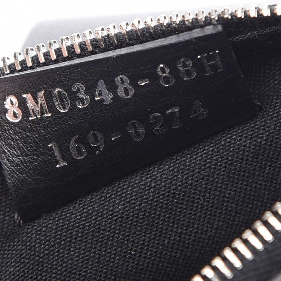 Fendi Vitello Dolce Mink Fur Hypnoteyes Zip Card Holder Black Yellow 7 of 8