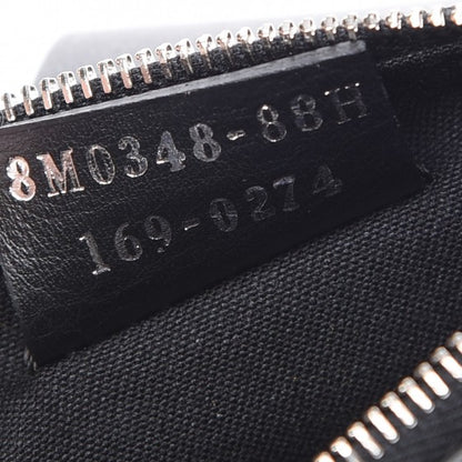 Fendi Vitello Dolce Mink Fur Hypnoteyes Zip Card Holder Black Yellow 7 of 8