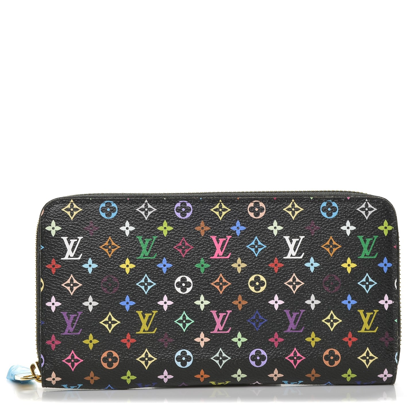 Monogram Multicolor Zippy Wallet Black Violet