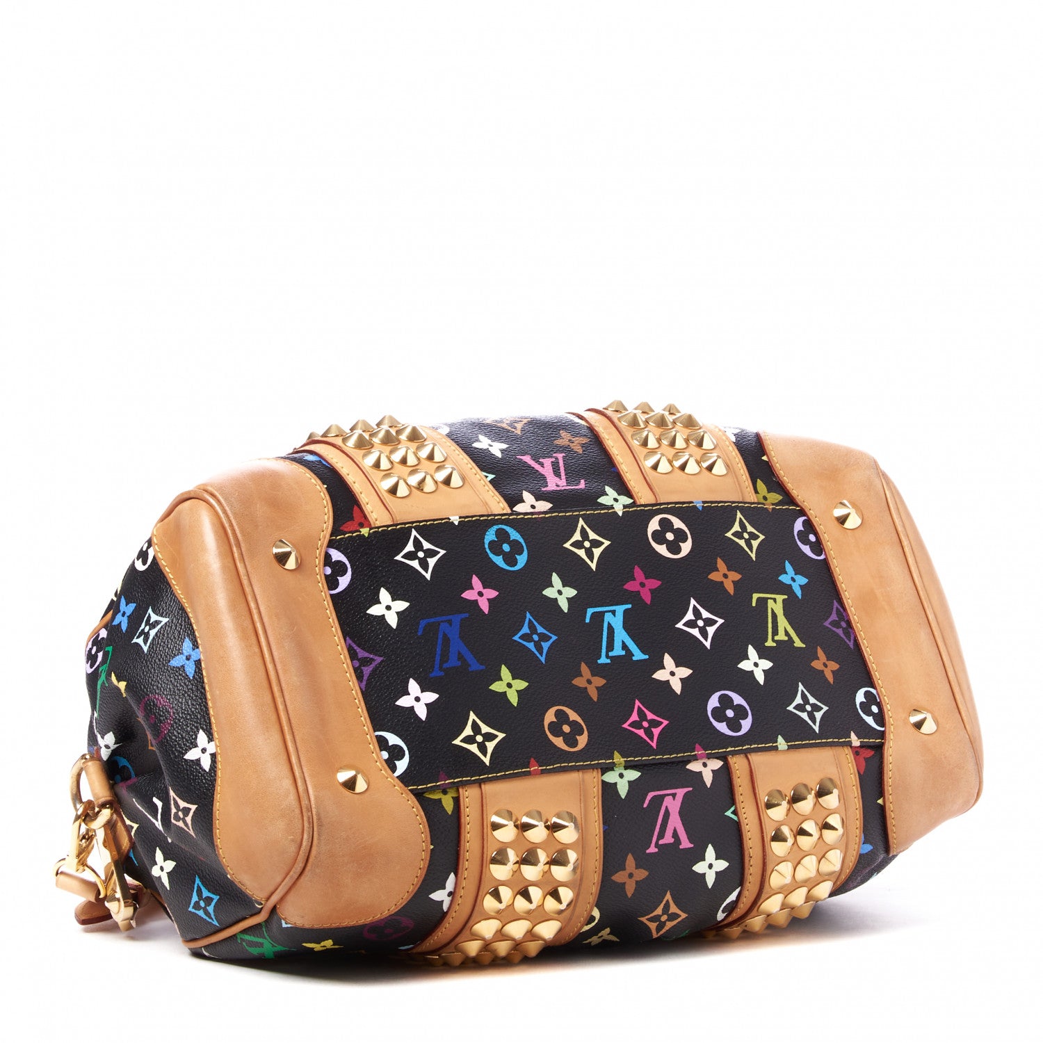 Louis Vuitton Monogram Multicolor Courtney MM Black 3 of 8