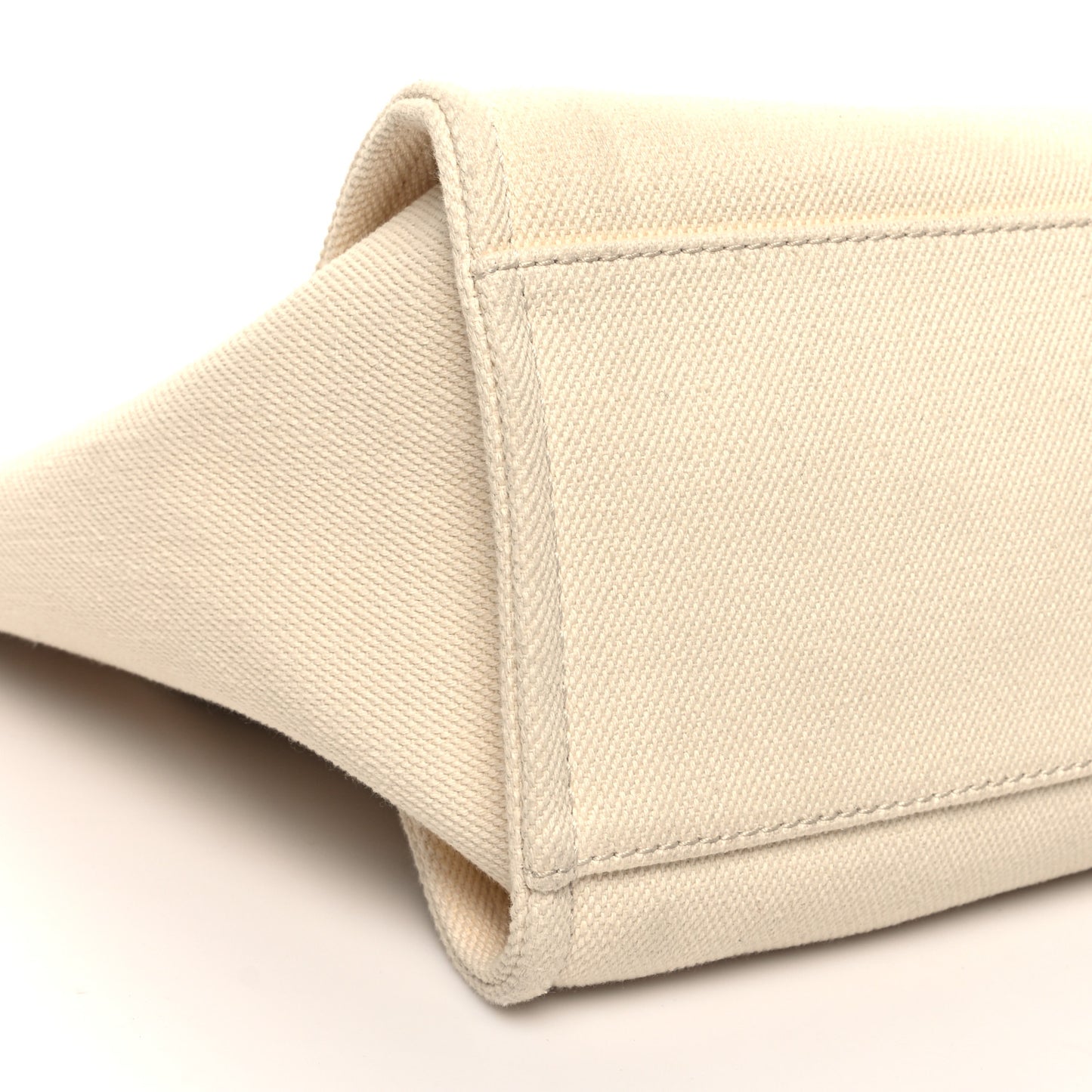 Canvas Pearl Large Deauville Tote Ecru Beige