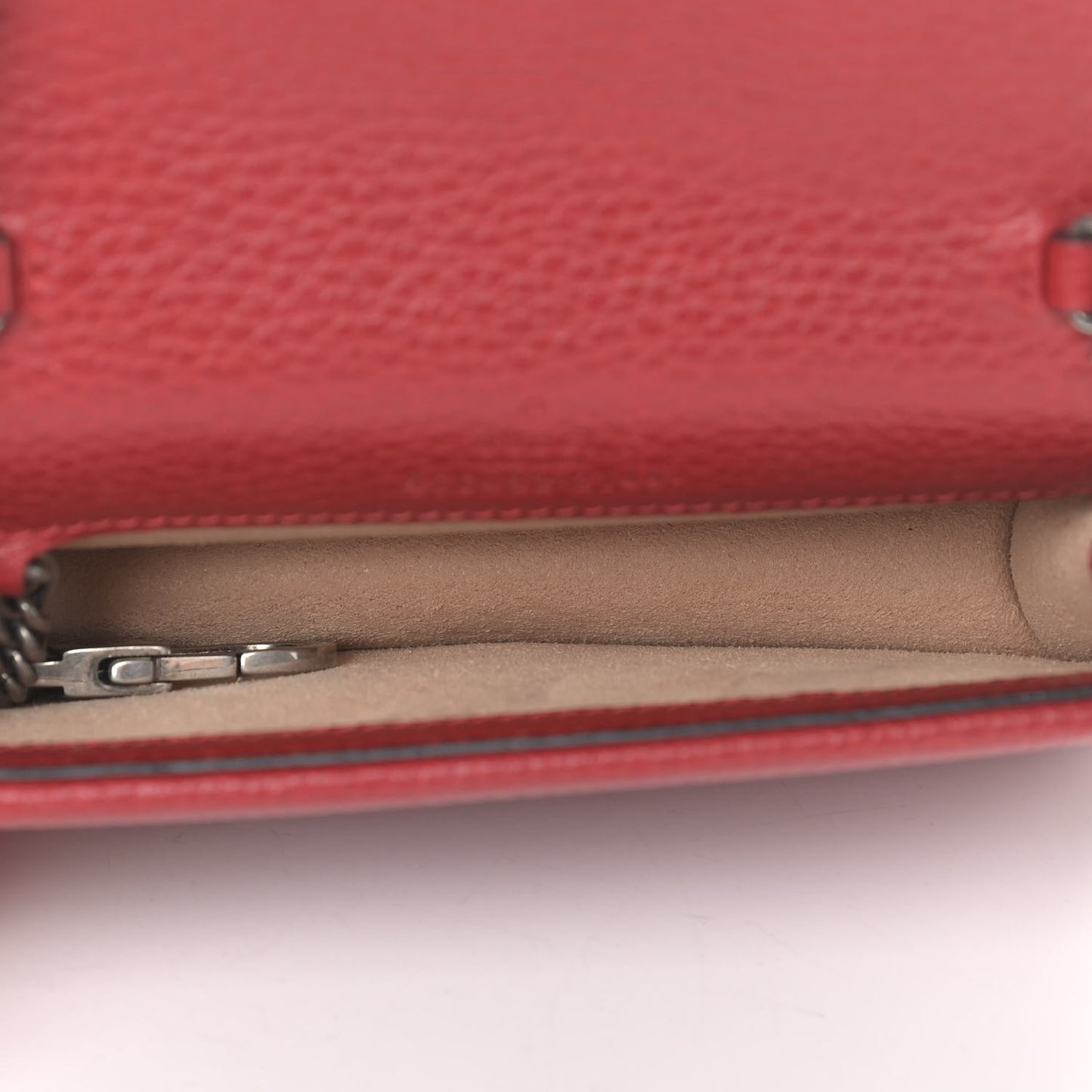 Calfskin Super Mini Dionysus Shoulder Bag Hibiscus Red