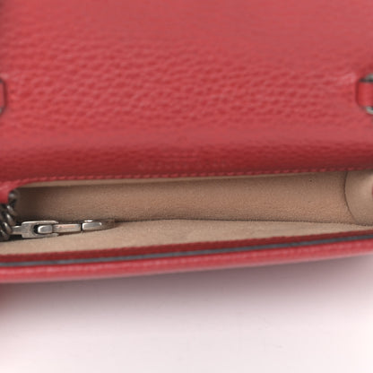 Gucci Calfskin Super Mini Dionysus Shoulder Bag Hibiscus Red 5 of 12