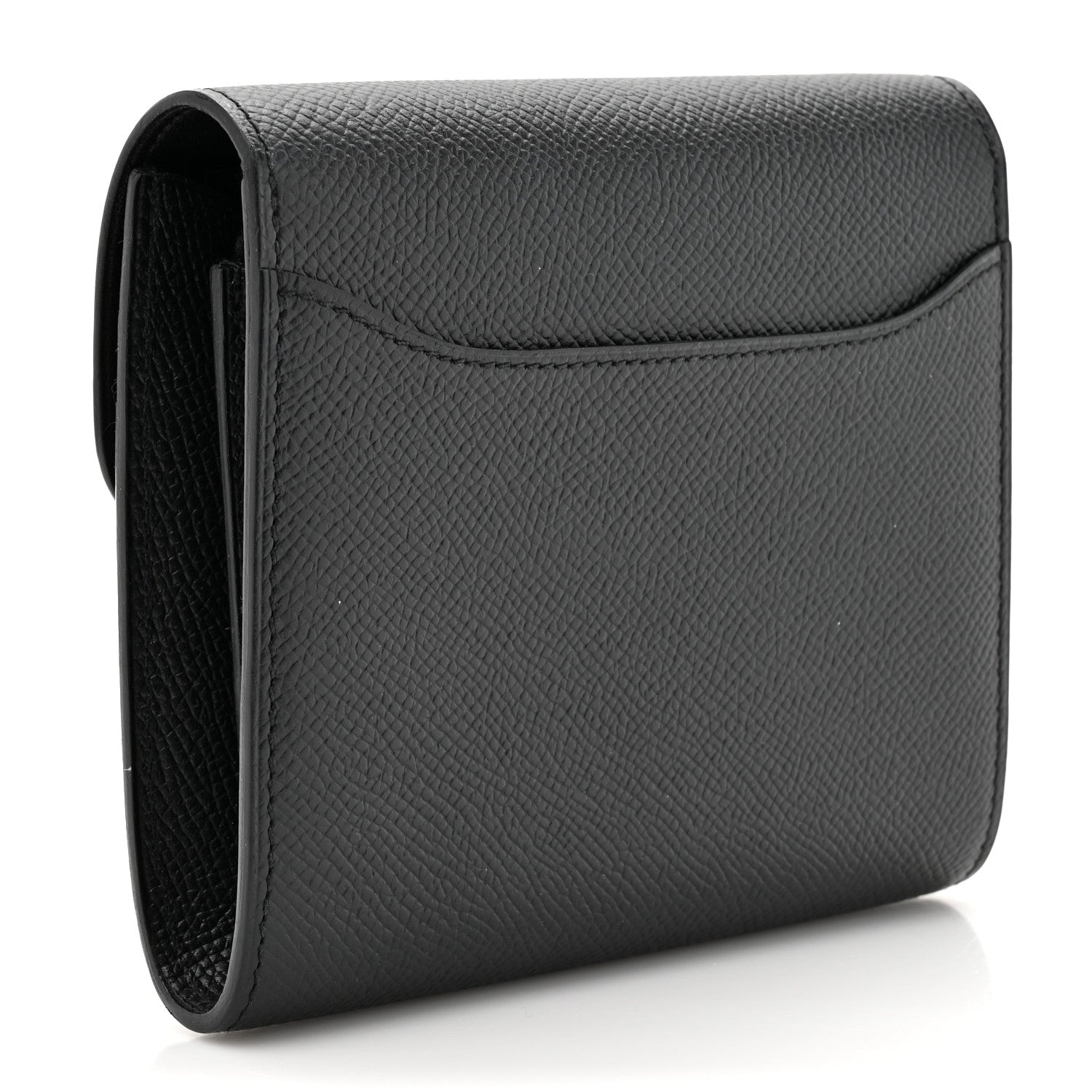 Hermes Epsom Constance Compact Passant Wallet Black 3 of 8
