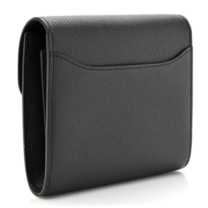 Hermes Epsom Constance Compact Passant Wallet Black 3 of 8