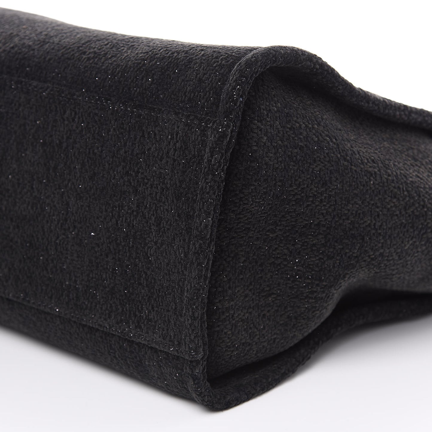 Lurex Boucle Large Deauville Tote Black