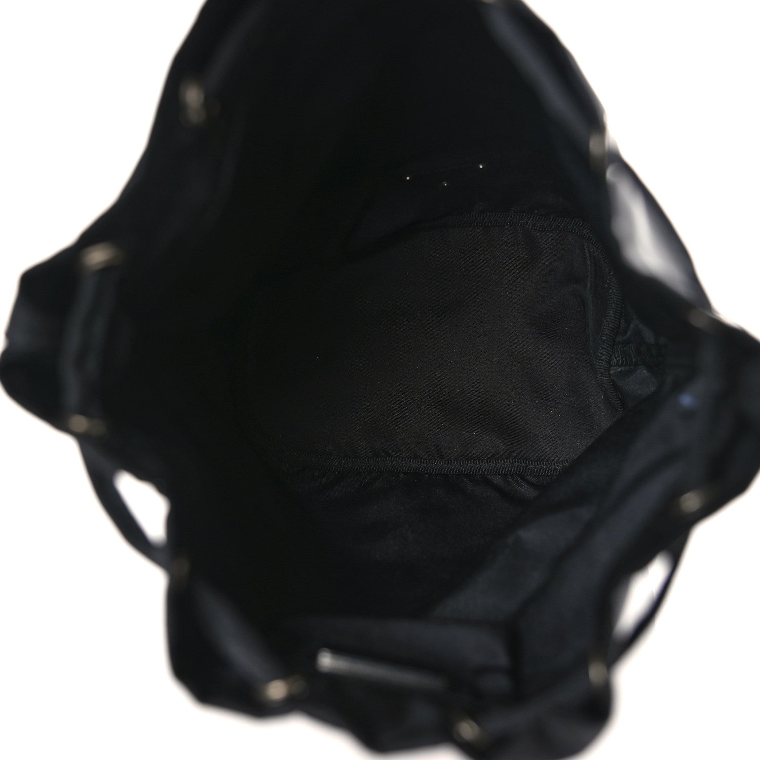 Prada Nylon Vela Drawstring Pouch Black 5 of 8