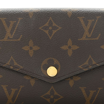 Louis Vuitton Monogram Sarah Wallet NM Rose Ballerine 7 of 10