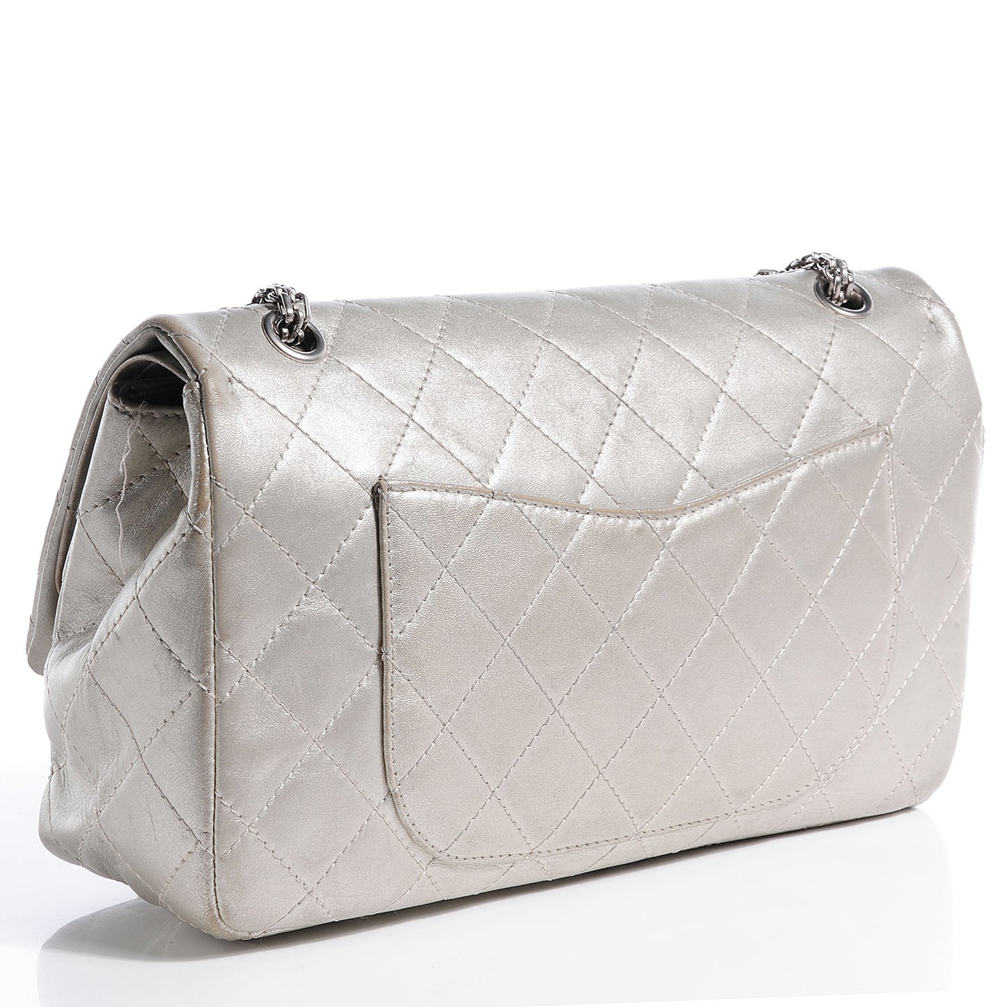 Lambskin 2.55 Reissue 227 Flap Silver
