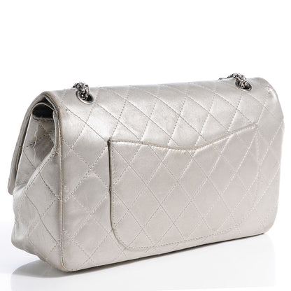 Chanel Lambskin 2.55 Reissue 227 Flap Silver 3 of 9