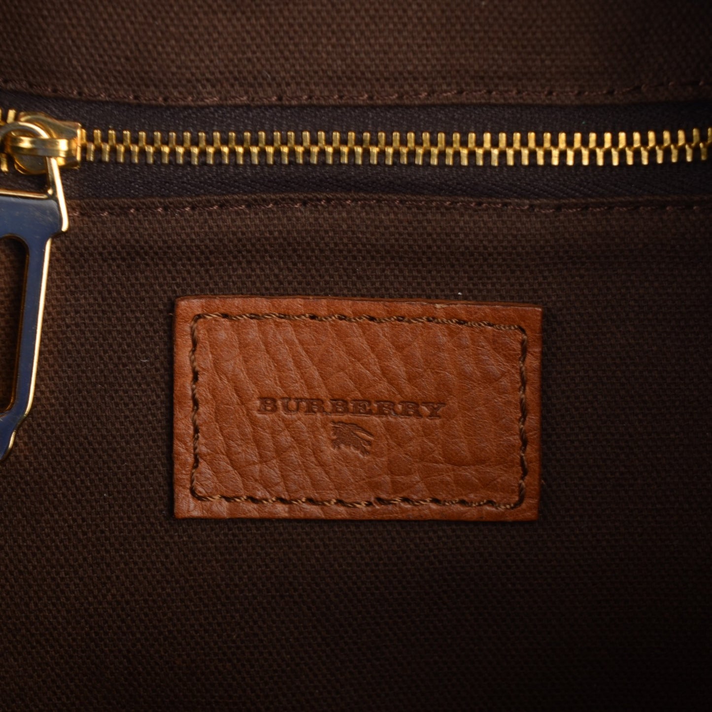 House Check Chain Hobo Tan