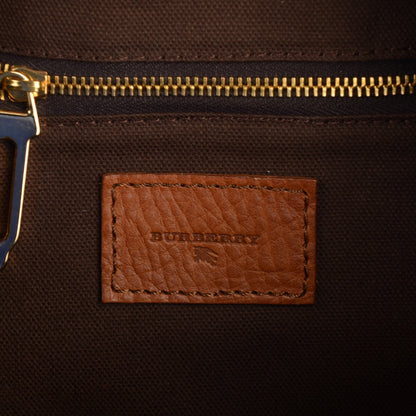 Burberry House Check Chain Hobo Tan 7 of 8