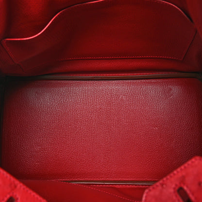 Hermes Ostrich Birkin 30 Rouge Vif 5 of 11