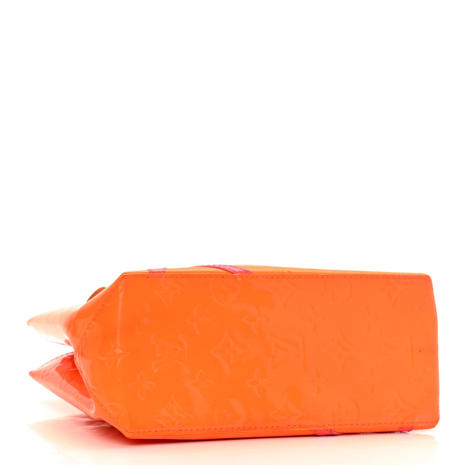 Louis Vuitton Vernis Fluo Reade PM Orange 3 of 11