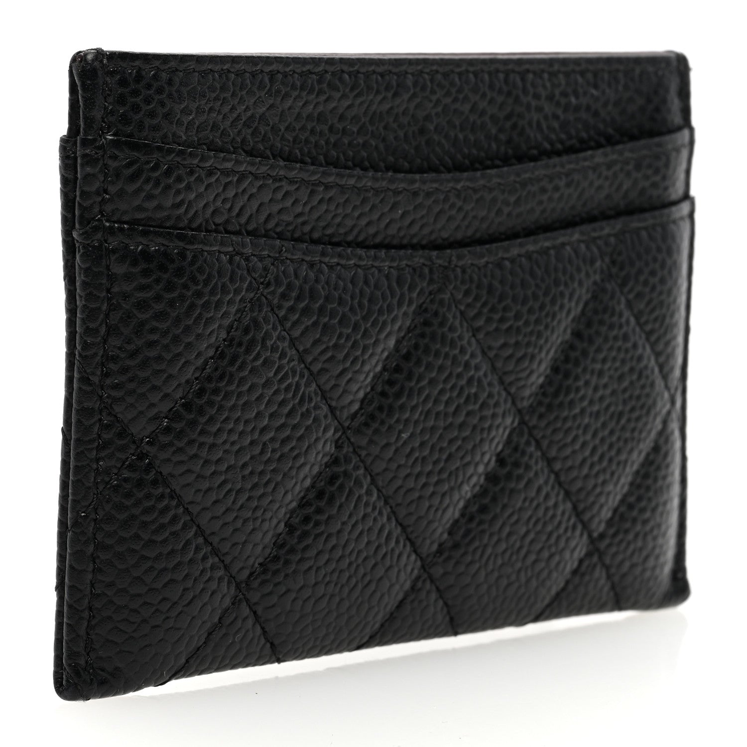 Chanel Caviar Quilted Card Holder Black 3 of 8