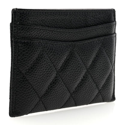 Chanel Caviar Quilted Card Holder Black 3 of 8