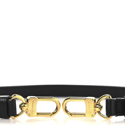 Louis Vuitton Calfskin Neo Noe Shoulder Strap Black 3 of 5