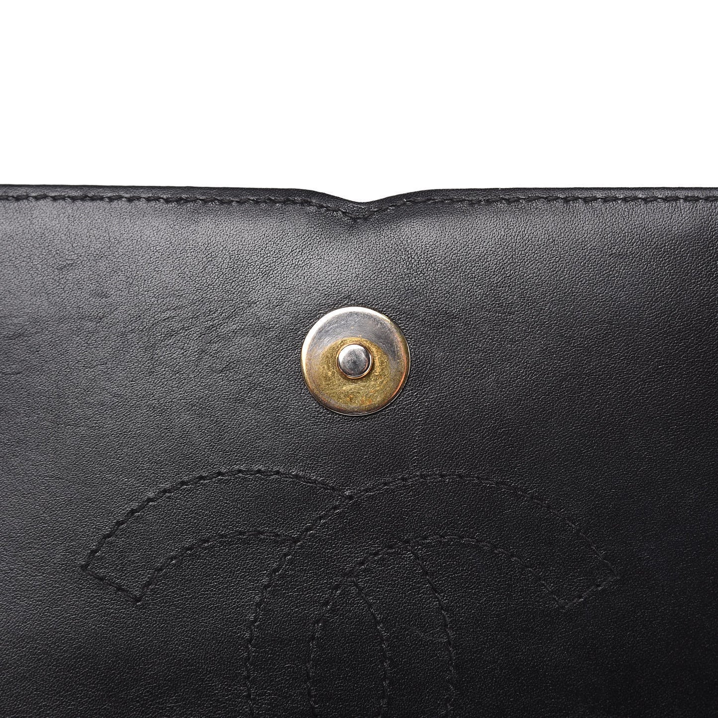 Caviar Quilted Small CC Filigree Flap Black