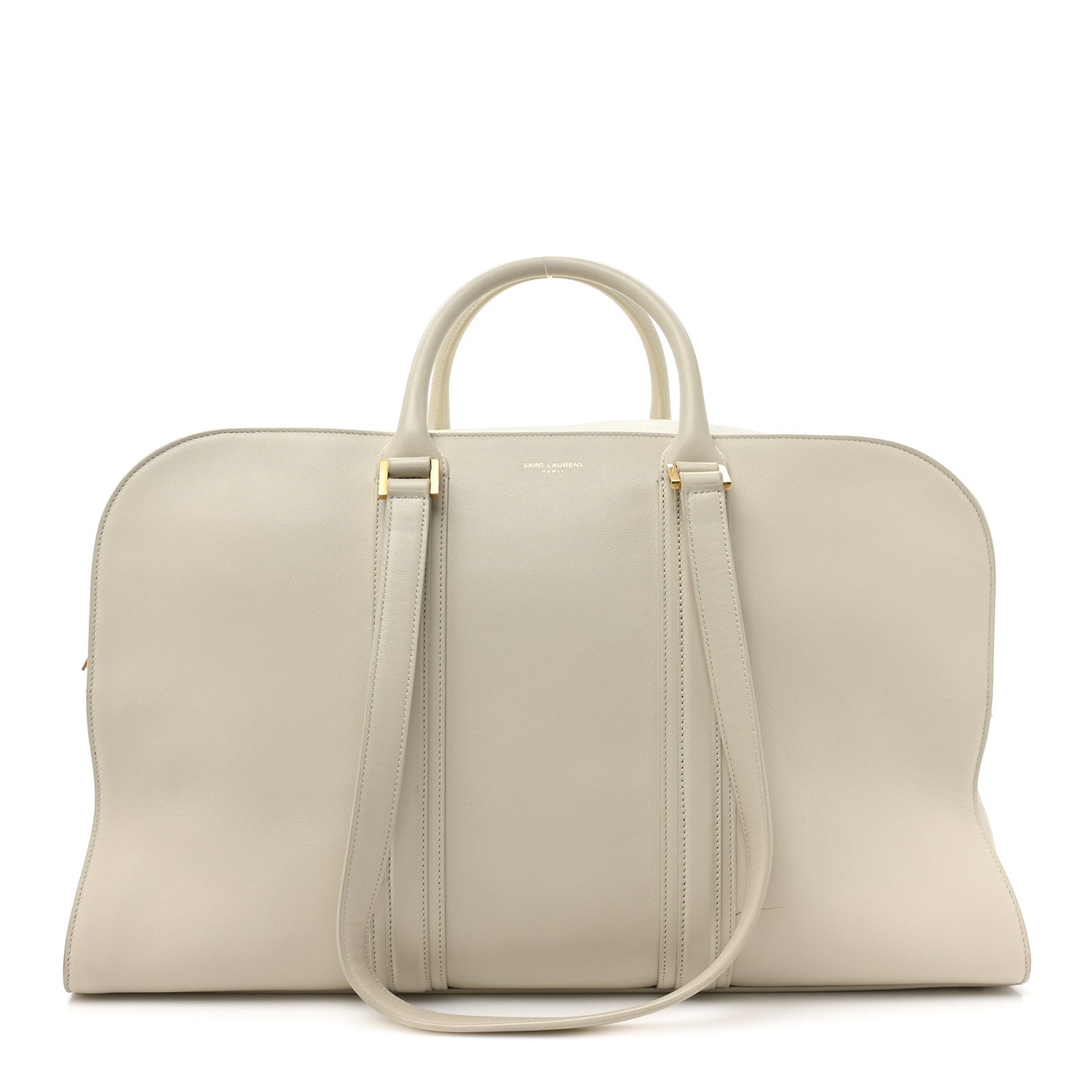 Calfskin Commuter Duffle White
