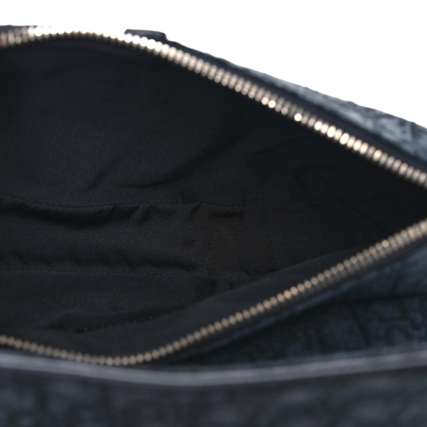 Oblique Mens Saddle Bag Black Blue