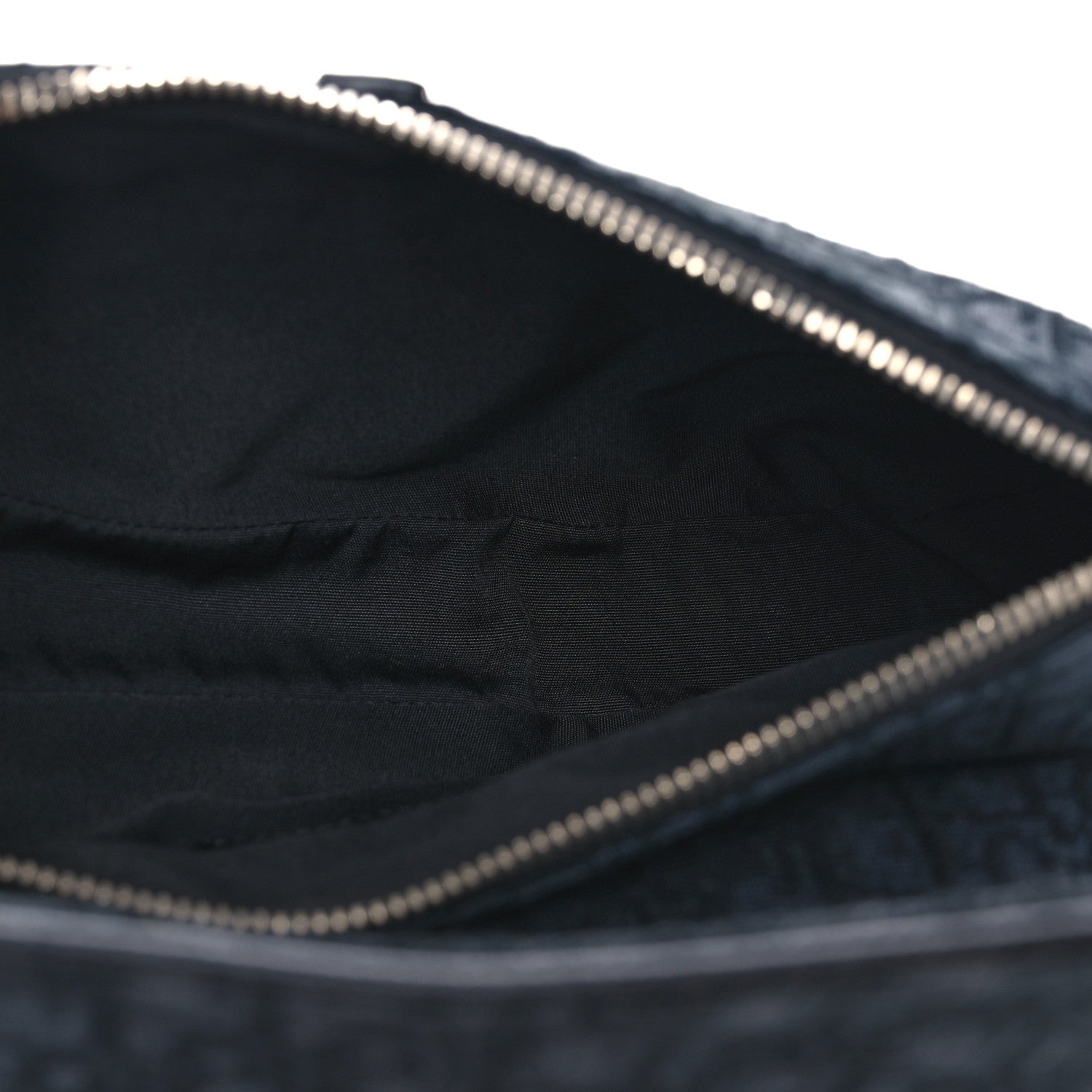 Christian Dior Oblique Mens Saddle Bag Black Blue 5 of 13