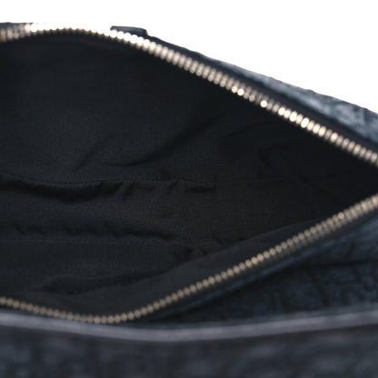 Christian Dior Oblique Mens Saddle Bag Black Blue 5 of 13