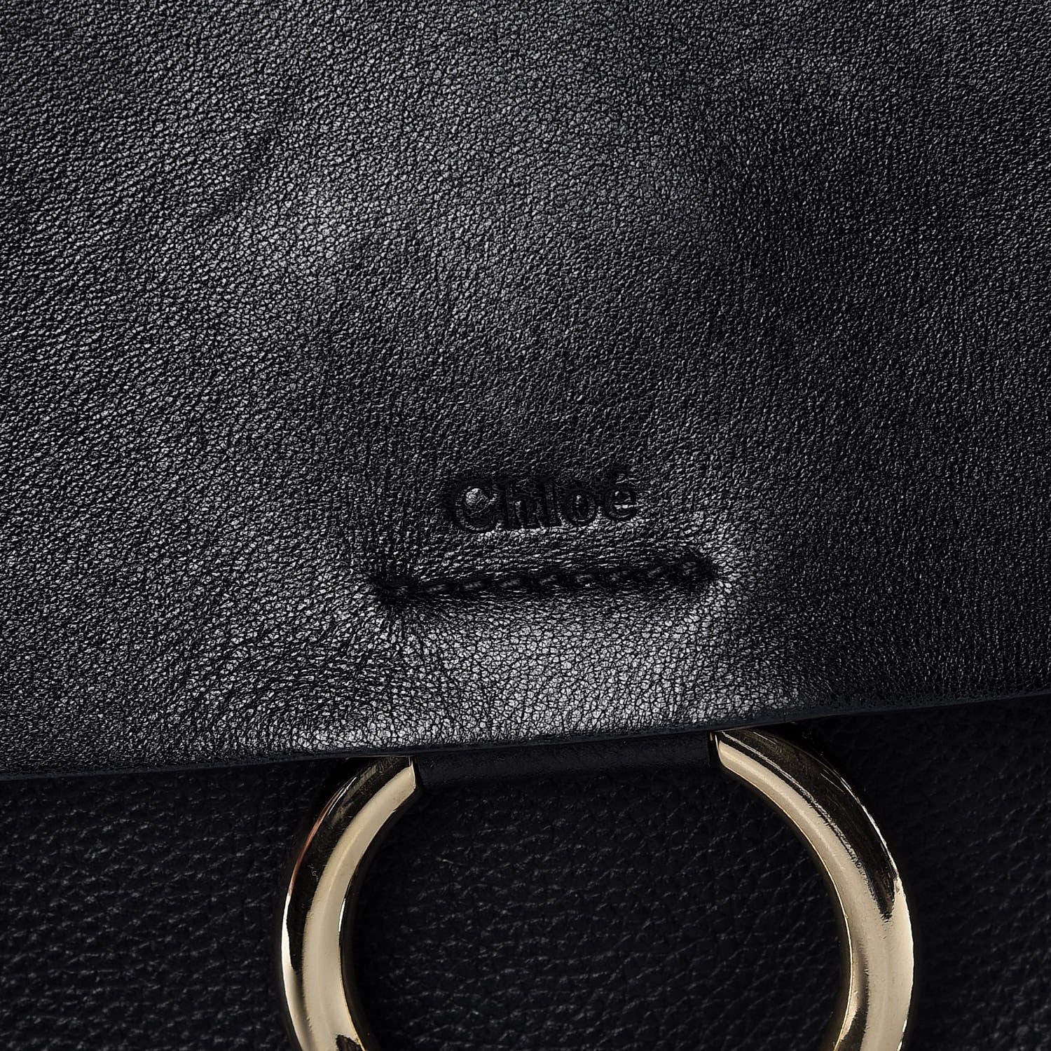 Chloe Calfskin Medium Faye Shoulder Bag Black 6 of 13