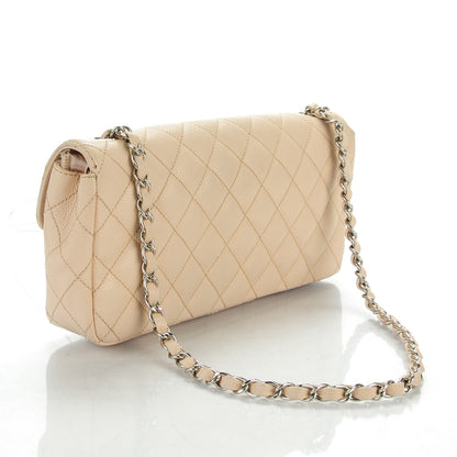 Chanel Caviar Quilted East West Flap Beige Clair 3 of 8