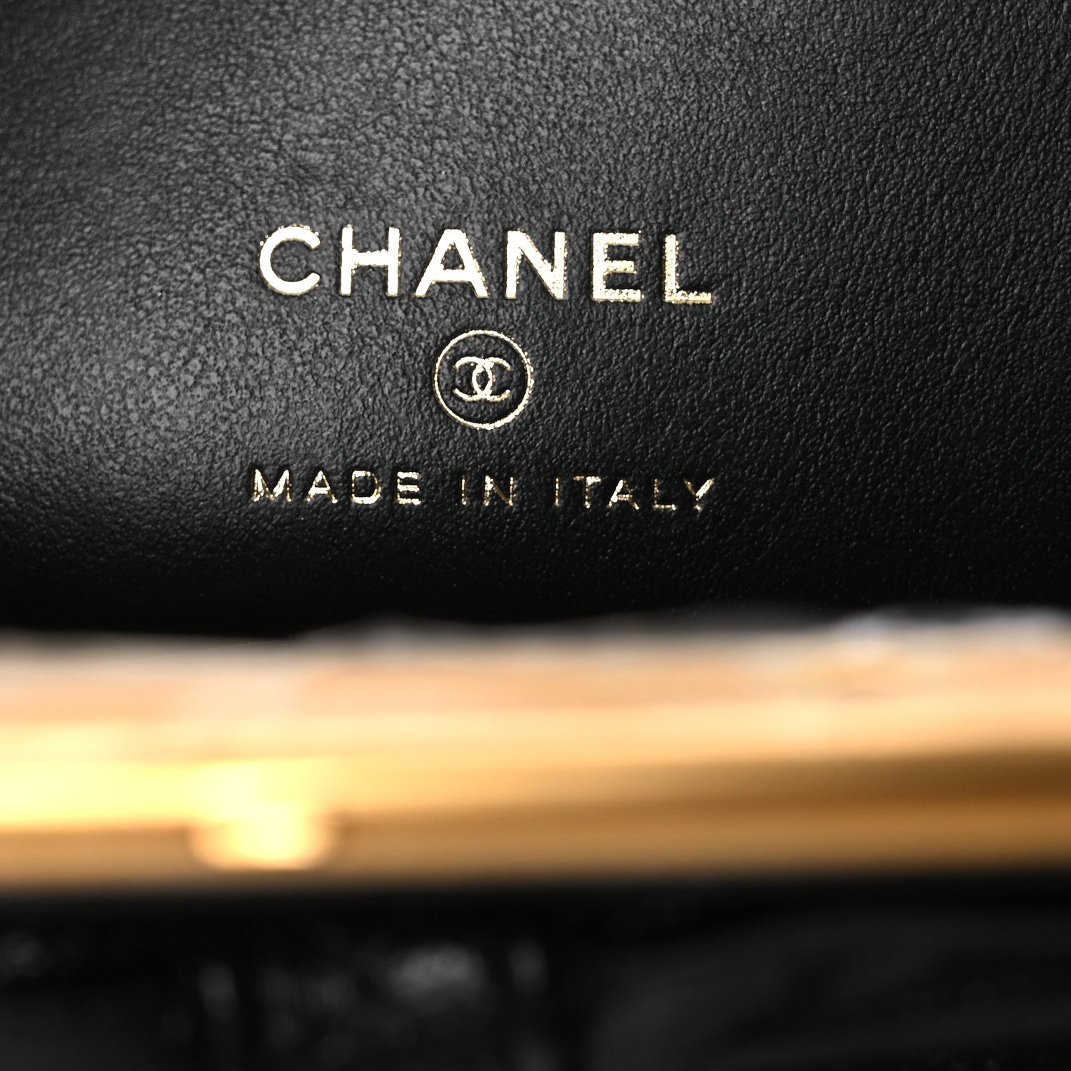 Chanel Patent Crumpled Lambskin Quilted Maxi Bow Clutch With Chain Black 6 of 11