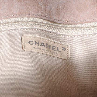 Chanel Suede Hamptons Shopping Tote Large Light Brown 6 of 7
