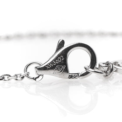 Cartier 18K White Gold Diamond Symbols Cross Bracelet 4 of 5