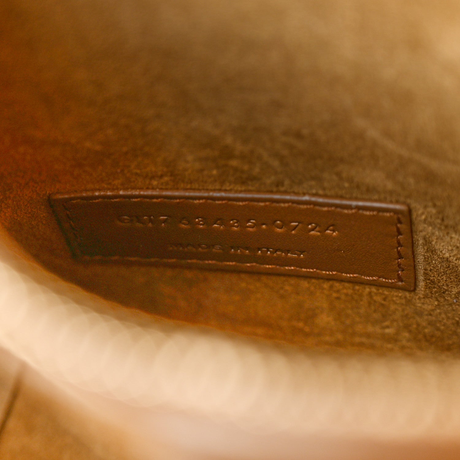 Saint Laurent Suede Bea Tote Golden Leaf 7 of 13
