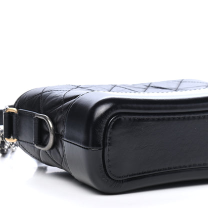 Chanel Aged Calfskin Quilted Small Gabrielle Hobo Black 8 of 9