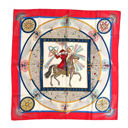 Hermes Silk Feux D'Artifice Scarf 90 1 of 5