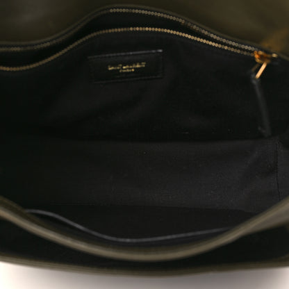 Saint Laurent Lambskin Matelasse Monogram Medium Niki Chain Satchel Seaweed 5 of 9